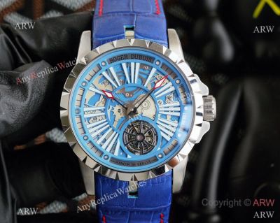 Best Buy Replica Roger Dubuis Diabolus In Machina Blue Dial watches